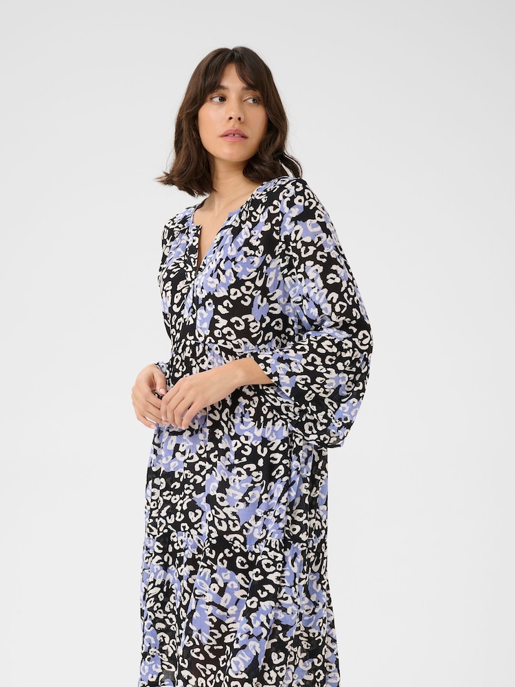 Kaffe A-Line Fit KAlea 3/4 Sleeve Dress - Image 1 of 5