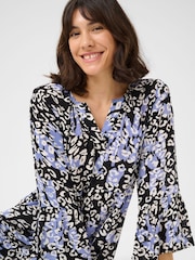 Kaffe A-Line Fit KAlea 3/4 Sleeve Dress - Image 3 of 5
