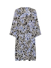 Kaffe A-Line Fit KAlea 3/4 Sleeve Dress - Image 5 of 5