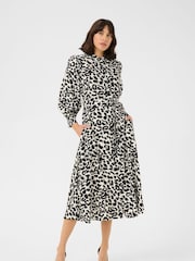 Kaffe KAemina Half Sleeves Midi Shirt Dress - Image 1 of 4