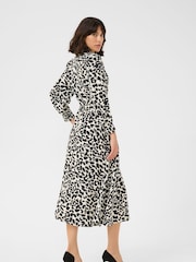 Kaffe KAemina Half Sleeves Midi Shirt Dress - Image 2 of 4