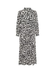 Kaffe KAemina Half Sleeves Midi Shirt Dress - Image 3 of 4