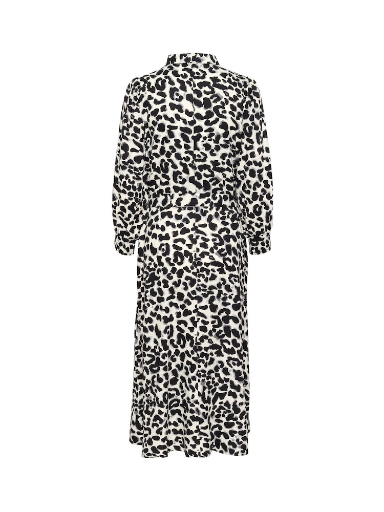 Kaffe KAemina Half Sleeves Midi Shirt Dress - Image 4 of 4