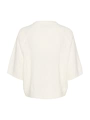 Kaffe KAtella Half Sleeve Hole Knit Pullover Jumper - Image 6 of 6