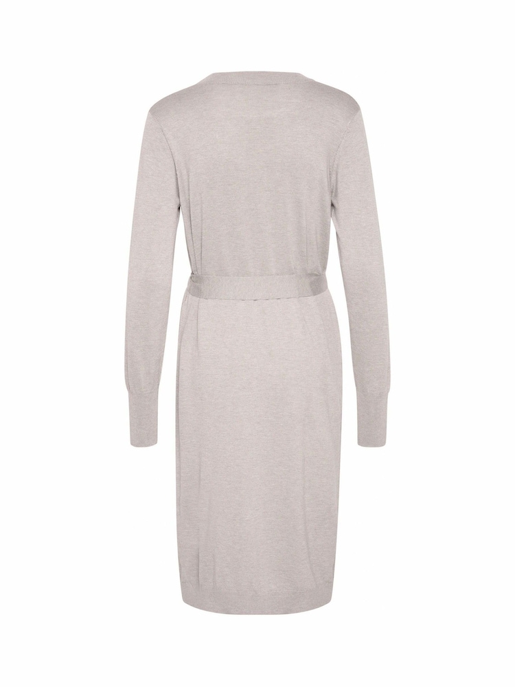 Kaffe KAlizza Belted Knee Length Knit Dress - Image 5 of 5
