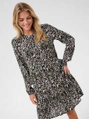 Kaffe Kaevity Long Sleeves Round Neck Dress - Image 3 of 5
