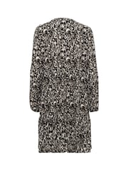 Kaffe Kaevity Long Sleeves Round Neck Dress - Image 5 of 5