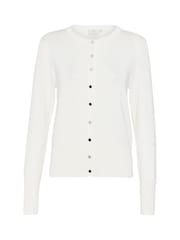 Kaffe KAlizza Round Neck Button Cardigan - Image 4 of 5