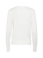 Kaffe KAlizza Round Neck Button Cardigan - Image 5 of 5