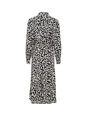 Kaffe KAalice Maxi Length Belted Shirt Dress - Image 5 of 5
