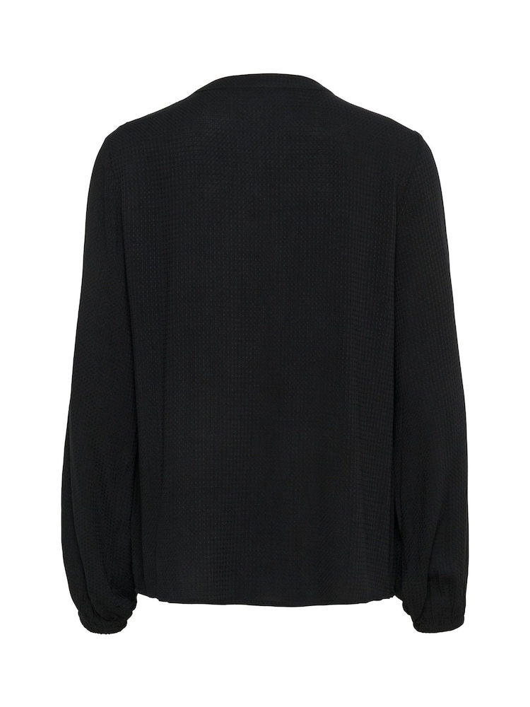 Kaffe KAmathilde Notch Neck Long Sleeve Blouse - Image 5 of 5