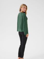 Kaffe KAariel Cowl Neck Long Sleeve Blouse - Image 3 of 5