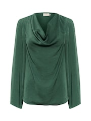 Kaffe KAariel Cowl Neck Long Sleeve Blouse - Image 4 of 5