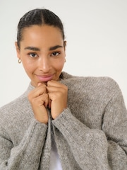 Kaffe Loose Fit KAtrina Open Front Cardigan - Image 4 of 6