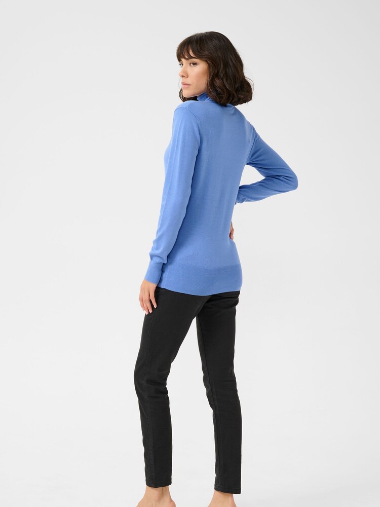 Kaffe Astrid Long Sleeve Regular Fit Roll Neck Jumper - Image 3 of 5