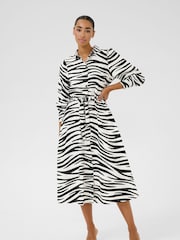 Kaffe KAemine 3/4 Sleeve Pocket Shirt Dress - Image 1 of 5