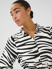 Kaffe KAemine 3/4 Sleeve Pocket Shirt Dress - Image 3 of 5