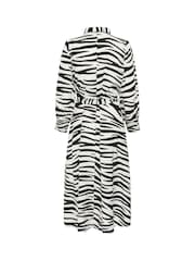 Kaffe KAemine 3/4 Sleeve Pocket Shirt Dress - Image 5 of 5