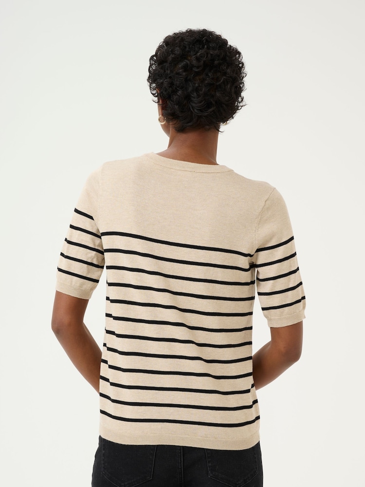 Kaffe Lizza Striped Knit Top - Image 2 of 6