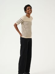 Kaffe Lizza Striped Knit Top - Image 3 of 6