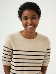 Kaffe Lizza Striped Knit Top - Image 4 of 6