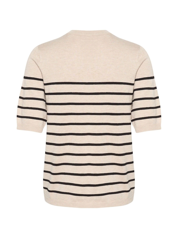 Kaffe Lizza Striped Knit Top - Image 6 of 6