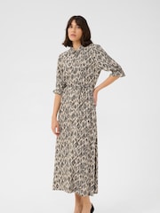 Kaffe KAveronica Buttons Collar Maxi Dress - Image 1 of 4