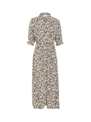 Kaffe KAveronica Buttons Collar Maxi Dress - Image 3 of 4