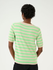 Kaffe Lizza Striped Knit Top - Image 2 of 6