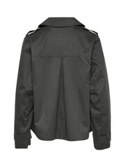 Kaffe Grey KApatricia Double Breasted Jacket - Image 6 of 6