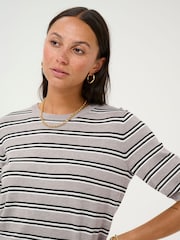 Kaffe Lizza Striped Knit Top - Image 4 of 6