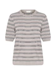 Kaffe Lizza Striped Knit Top - Image 5 of 6