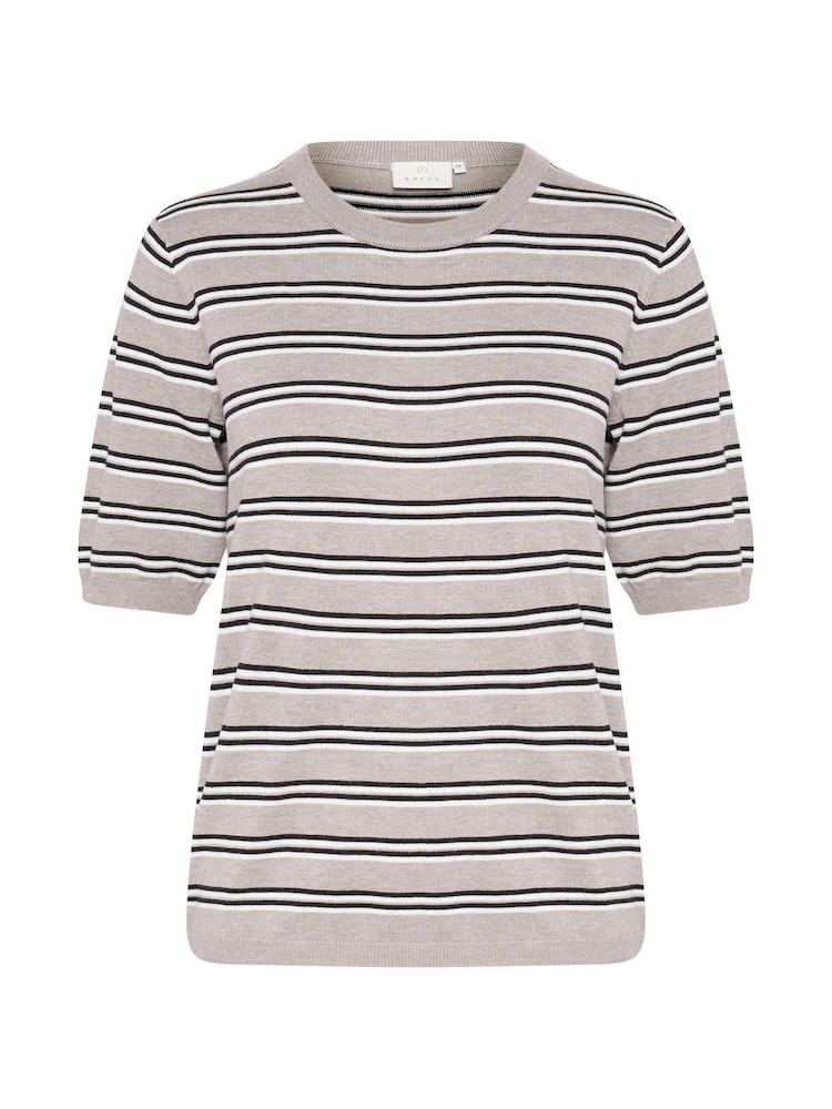 Kaffe Lizza Striped Knit Top - Image 5 of 6