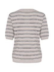 Kaffe Lizza Striped Knit Top - Image 6 of 6