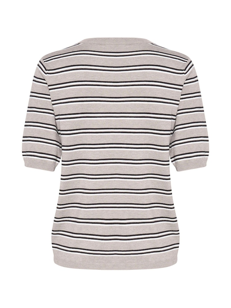 Kaffe Lizza Striped Knit Top - Image 6 of 6