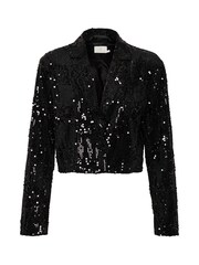 Kaffe Kanicole Sequined Black Blazer - Image 5 of 6