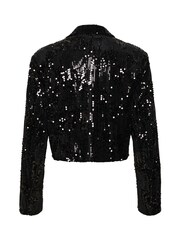 Kaffe Kanicole Sequined Black Blazer - Image 6 of 6