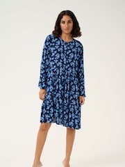 Kaffe Kaevity Long Sleeves Round Neck Dress - Image 2 of 4