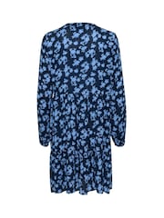 Kaffe Kaevity Long Sleeves Round Neck Dress - Image 4 of 4