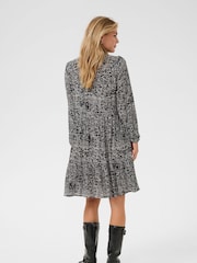 Kaffe KAriani Long Sleeve Above Knee Black Dress - Image 3 of 6