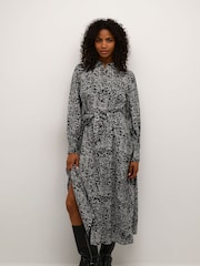 Kaffe KApollie Button Pocket Maxi Dress - Image 1 of 6