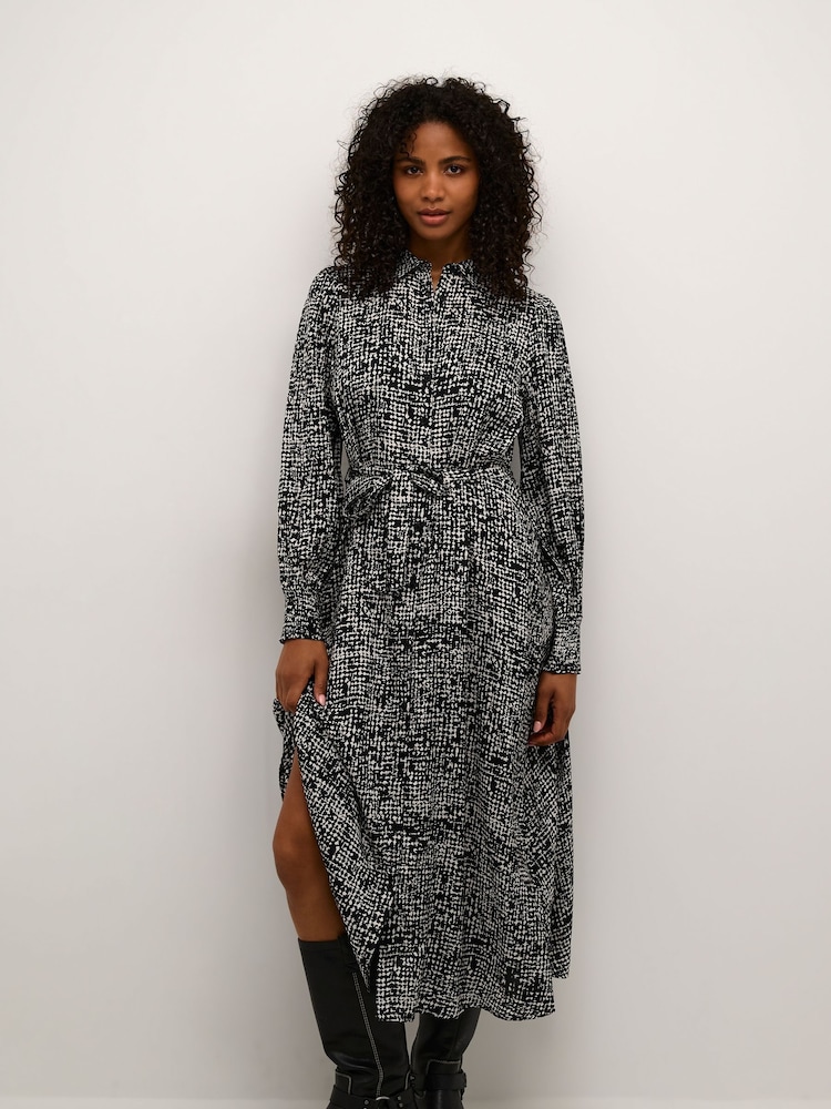 Kaffe KApollie Button Pocket Maxi Dress - Image 1 of 6