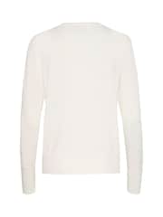 Kaffe Lizza V-Neck Buttoned Cuffs Jumper - Image 5 of 5