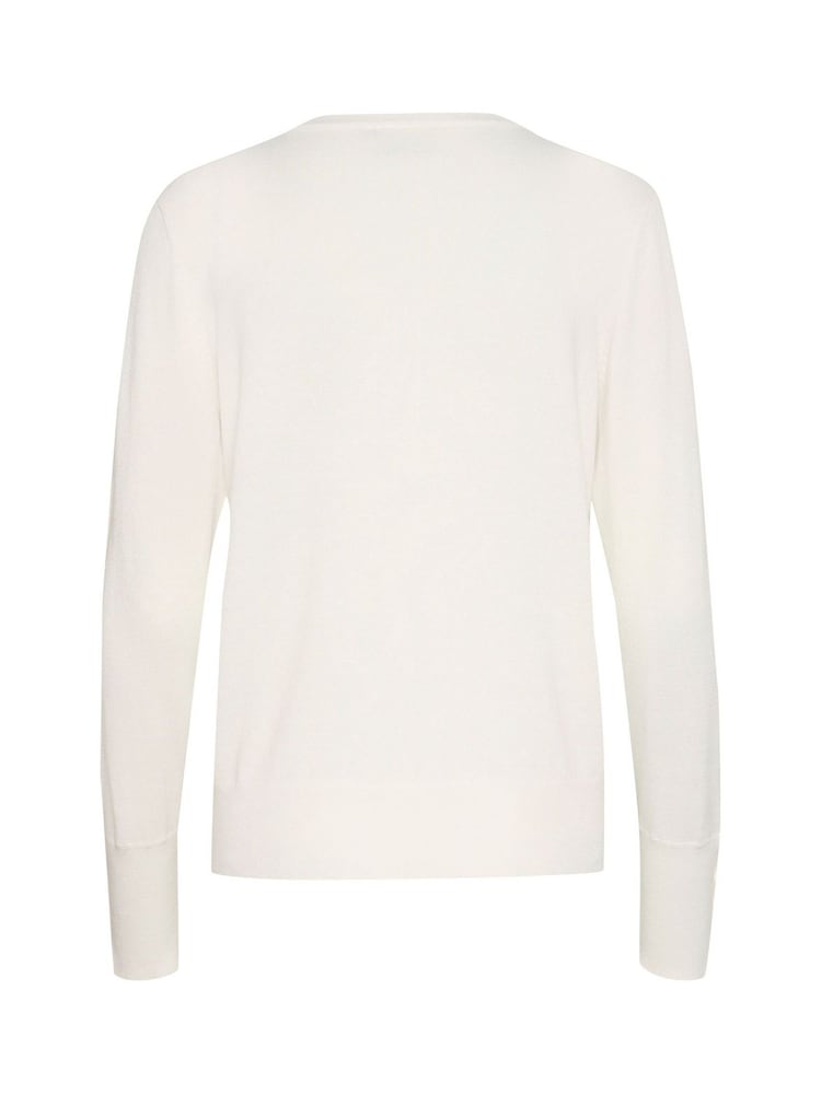 Kaffe Lizza V-Neck Buttoned Cuffs Jumper - Image 5 of 5