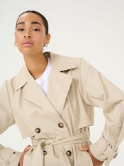 Kaffe KApatricia Double Breasted Trench Coat - Image 3 of 5