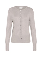 Kaffe KAlizza Round Neck Button Cardigan - Image 5 of 6