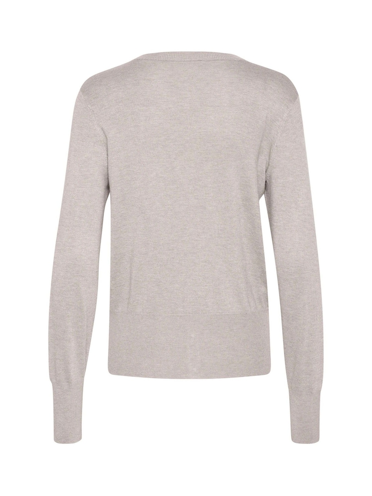Kaffe KAlizza Round Neck Button Cardigan - Image 6 of 6 Kaffe KAlizza Round Neck Button Cardigan - Image 6 of 6
