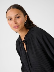Kaffe KAlianna Notch Neck 3/4 Sleeve Blouse - Image 3 of 5