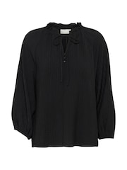 Kaffe KAlianna Notch Neck 3/4 Sleeve Blouse - Image 4 of 5