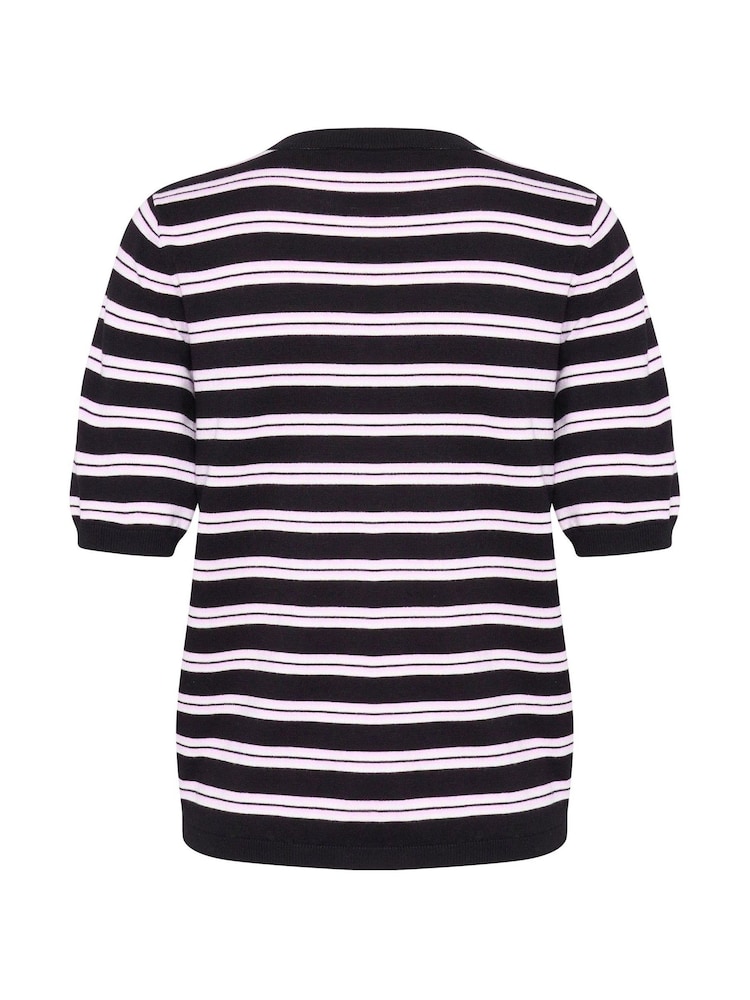 Kaffe Lizza Striped Knit Top - Image 6 of 6